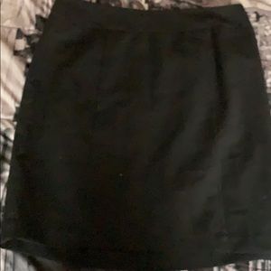 Black pencil skirt